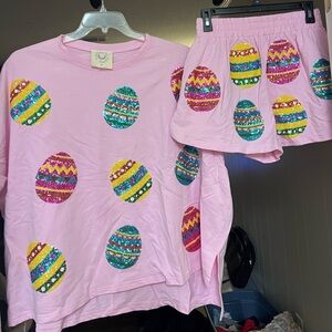 Colorful Egg Pattern Set oversized.